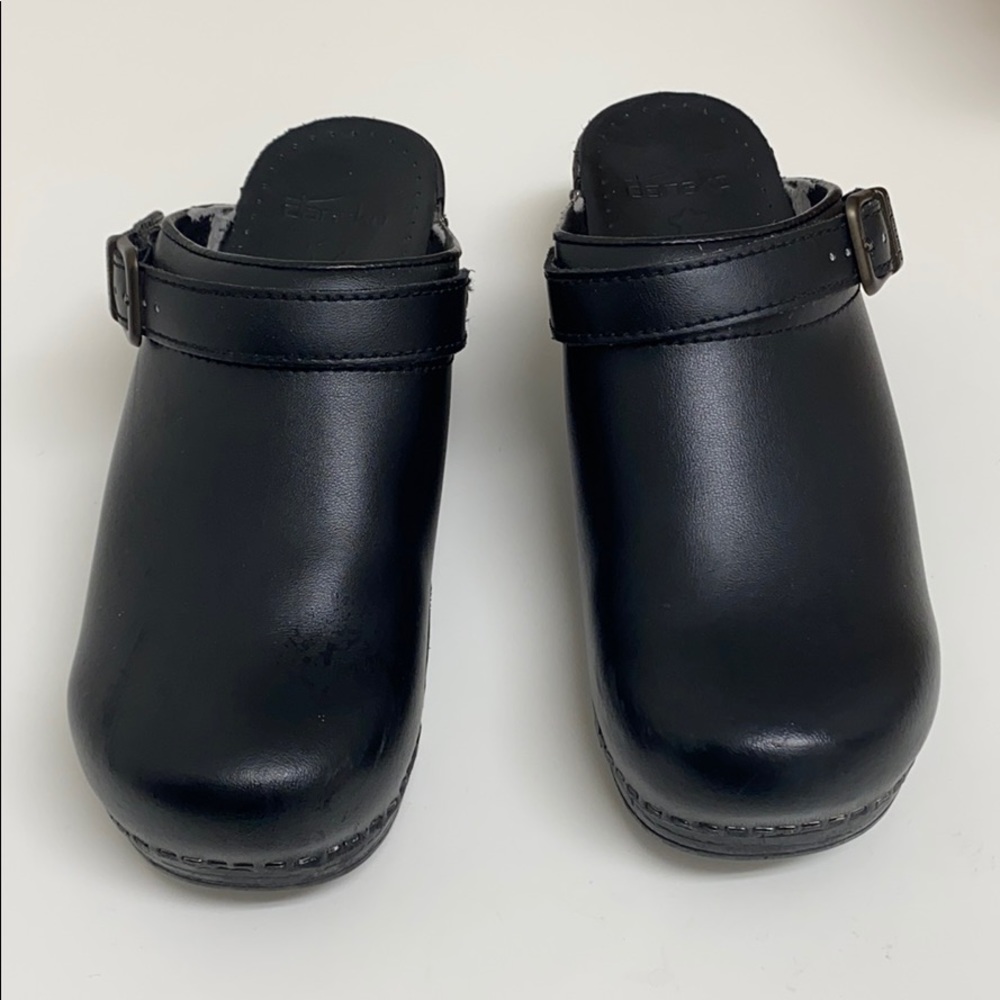 Dansko Heel Strap Leather Mules 40